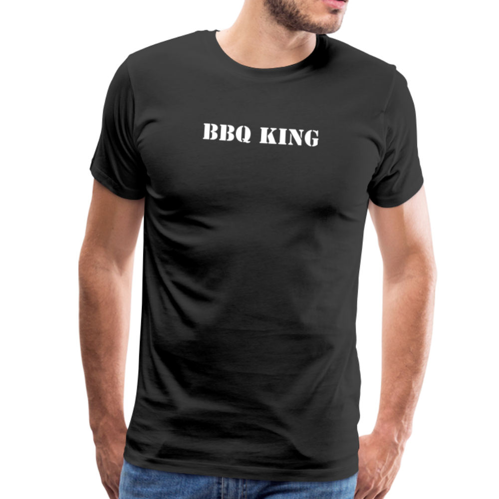 BBQ KING Men's Premium T-Shirt - black