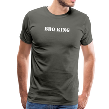 Load image into Gallery viewer, BBQ KING Men&#39;s Premium T-Shirt - asphalt gray
