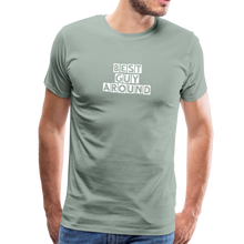 Load image into Gallery viewer, BEST GUY AROUND Men&#39;s Premium T-Shirt - steel green
