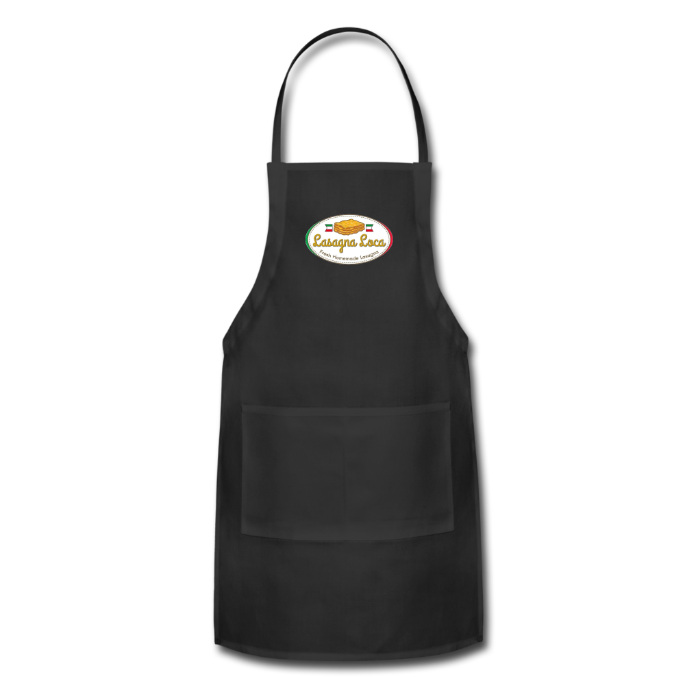 Apron LASAGNA LOCA - black