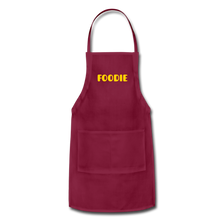 Load image into Gallery viewer, Apron FOODIE - burgundy
