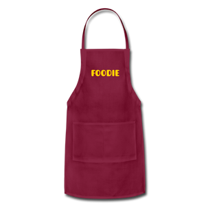 Apron FOODIE - burgundy