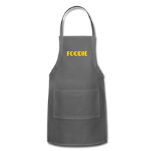 Load image into Gallery viewer, Apron FOODIE - charcoal
