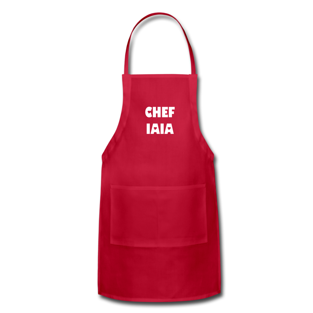 Customized Apron CHEF IAIA - red