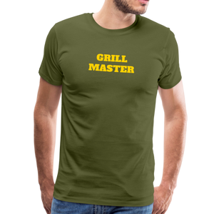 GRILL MASTER Men's Premium T-Shirt - olive green