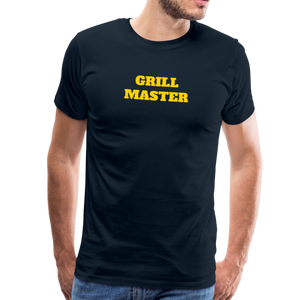 GRILL MASTER Men's Premium T-Shirt - deep navy