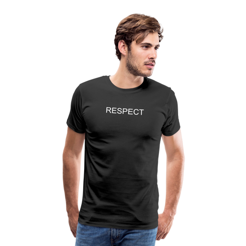 RESPECT Men's Premium T-Shirt - black