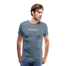 Load image into Gallery viewer, RESPECT Men&#39;s Premium T-Shirt - steel blue
