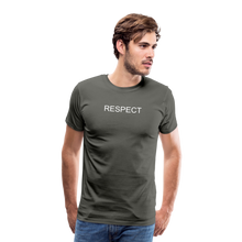 Load image into Gallery viewer, RESPECT Men&#39;s Premium T-Shirt - asphalt gray
