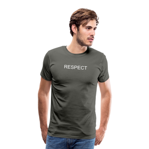 RESPECT Men's Premium T-Shirt - asphalt gray