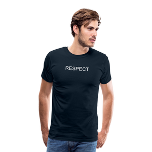 RESPECT Men's Premium T-Shirt - deep navy