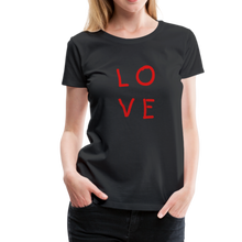 Load image into Gallery viewer, LOVE Women’s Premium T-Shirt - black
