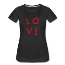 Load image into Gallery viewer, LOVE Women’s Premium T-Shirt - black
