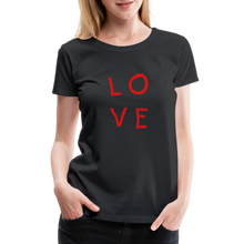 Load image into Gallery viewer, LOVE Women’s Premium T-Shirt - black
